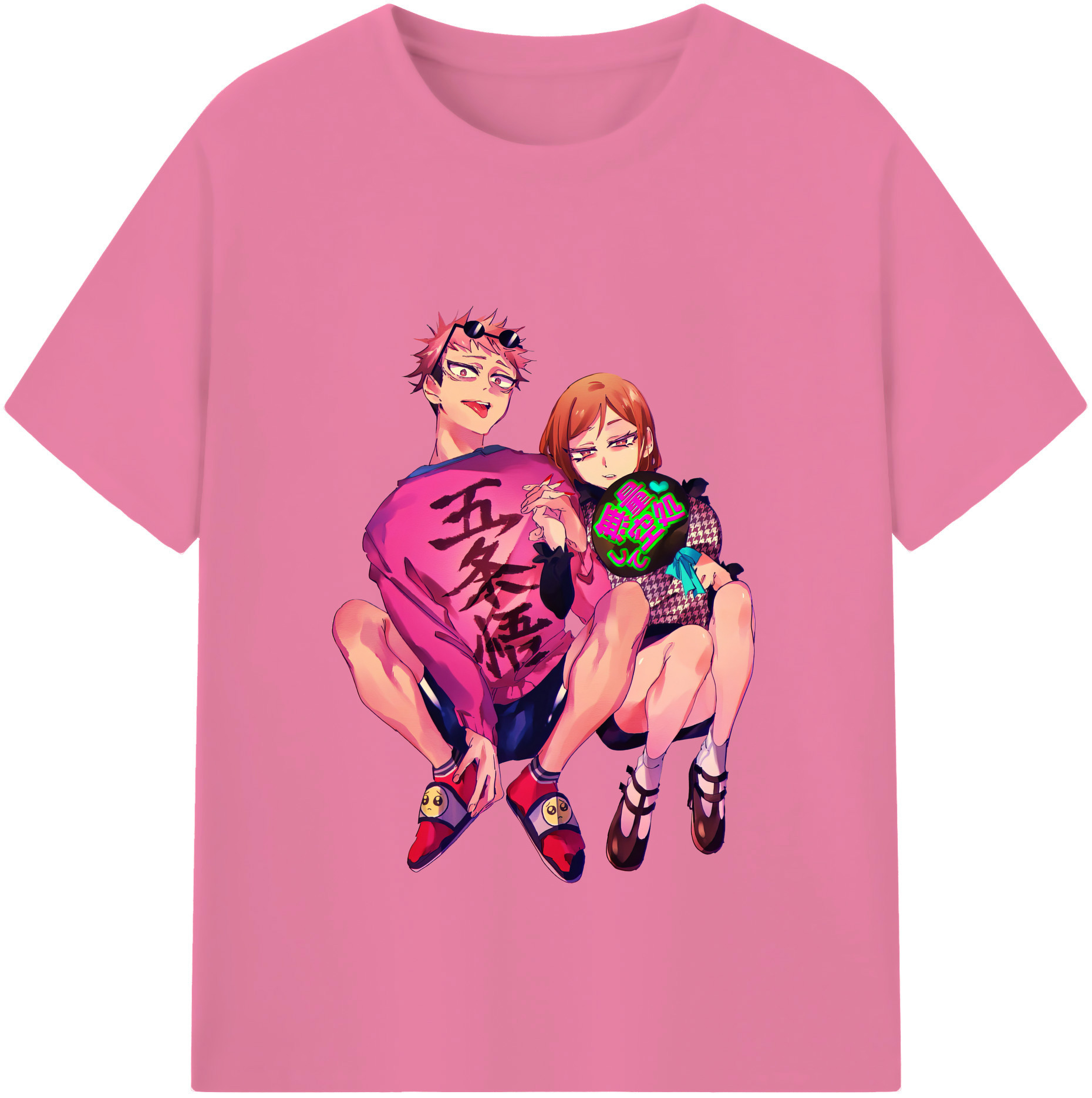 （画像用） 呪術廻戦 Jujutsu Kaisen 綿100％半袖Tシャツ（フロントプリント）